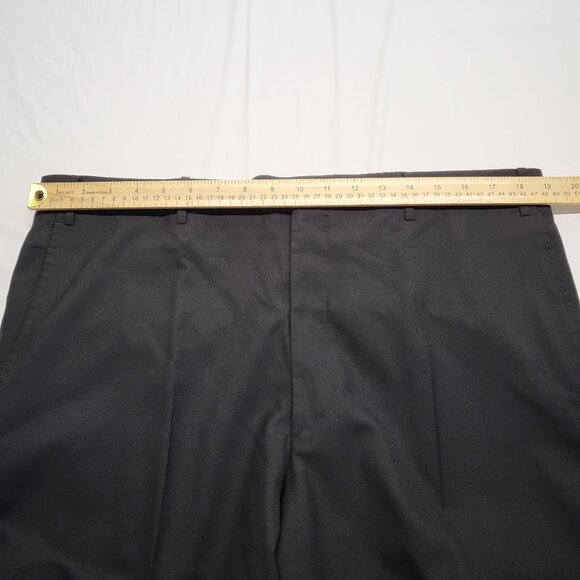 Corneliani Mens Dress Pants 38 X 30 Elite Slim Wool Extra Fine Black Italy Made - Picture 11 of 16